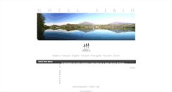 Desktop Screenshot of hotelsirio.it