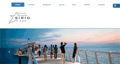 Desktop Screenshot of hotelsirio.com